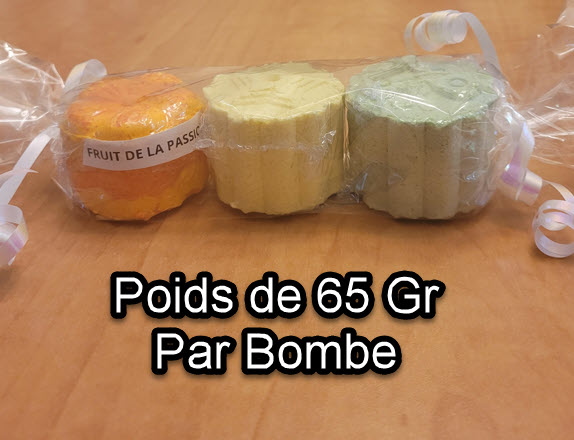 ensemble de 3 bombes de bain ensemble de 3 bombes de bain